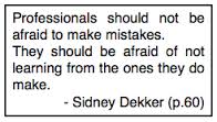 Just culture: balancing safety and accountability.